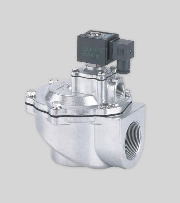 Right Angle Pulse Solenoid Valve - Compact and efficient valve designed for precise control in pulse jet systems, featuring a space-saving right-angle design for easy installation.