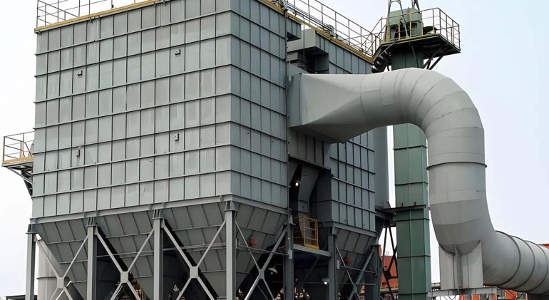 LCMD Pulse Jet Fabric Filter - Efficient air filtration system designed for industrial applications, utilizing fabric bags and pulse jet technology for effective dust removal.